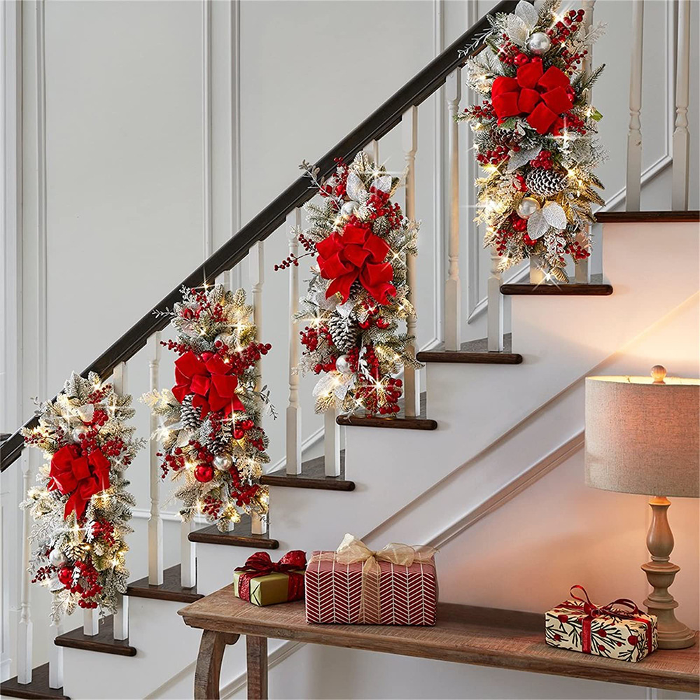 Meimei Temu Explosions Christmas Stair Garment Stair Decoration Hanging Christmas Nordic Home Scene Layout