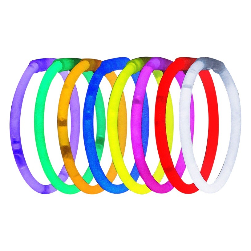 Picture of Disposable Fluorescent Sticks Batch Concert Luminous Bracelets Fluorescent Stick Toys 100 Fluorescent Sticks with Labeling