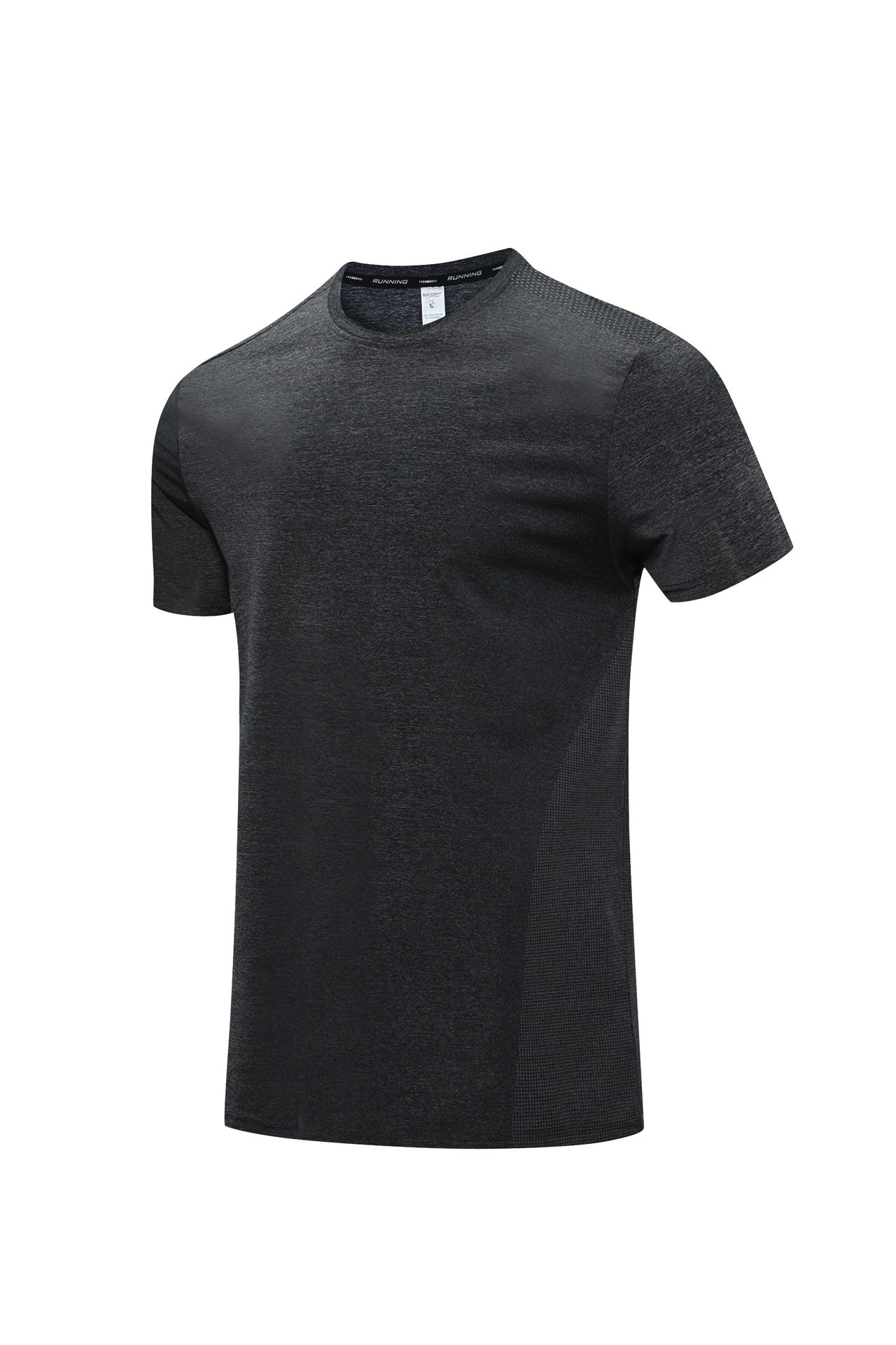Picture of Nylon Quick-drying Clothes T-shirt Men's Fitness Running Loose Round Neck Summer Ice Silk Training Clothes Base Sports Short-sleeved Men's