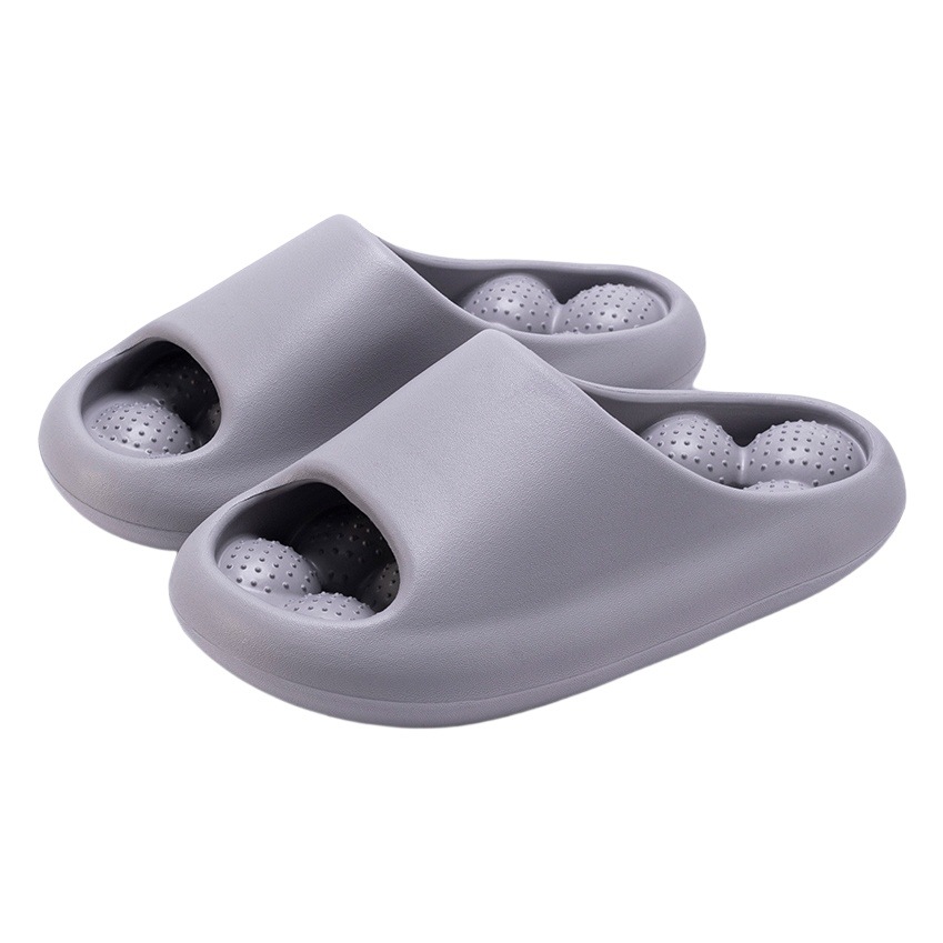 Picture of Slip-on Slippers Men's Indoor Home Toilet Bathroom Bath Quick-drying Leakage Massage Non-slip Slippers for Women