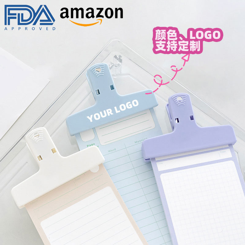 Picture of Hand Account Clip Bill Clip Long Tail Clip ins Retro Color Magnetic Office Clip Student Personality Test Paper Clip