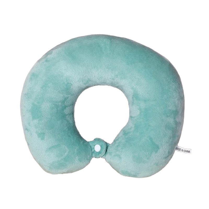 Picture of New PP cotton solid color U-shaped pillow headrest office nap pillow travel rest cervical pillow wholesale
