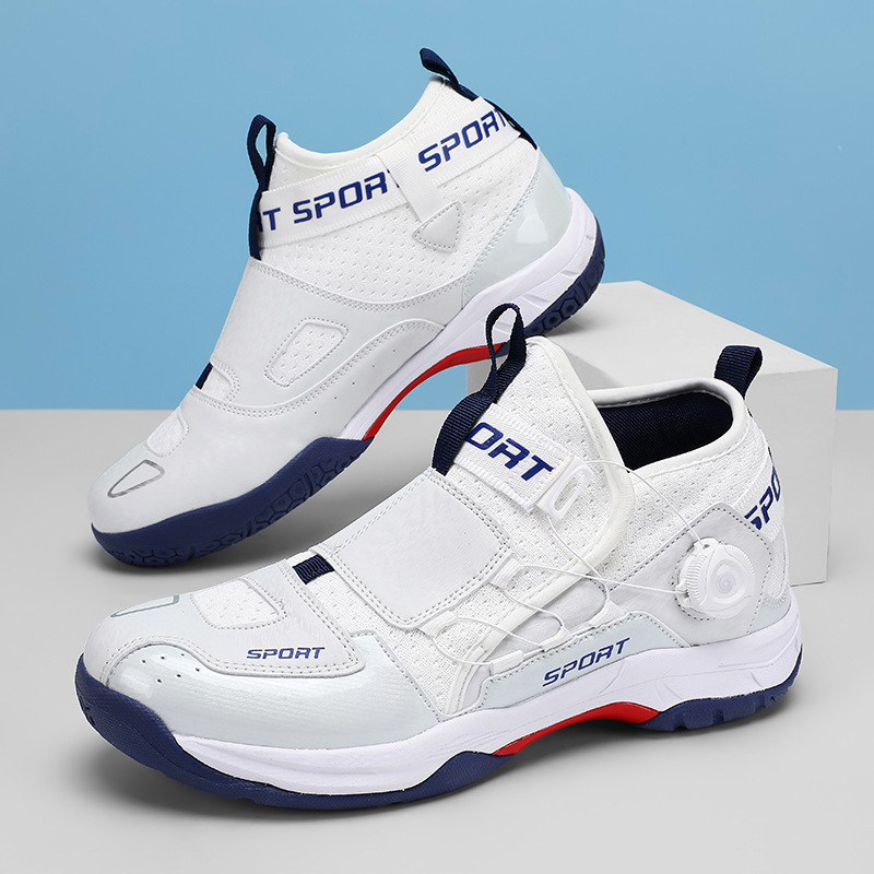 2025 new badminton shoes non-slip professional training indoor sneaker men and women breathable wear-resistant tennis shoes
