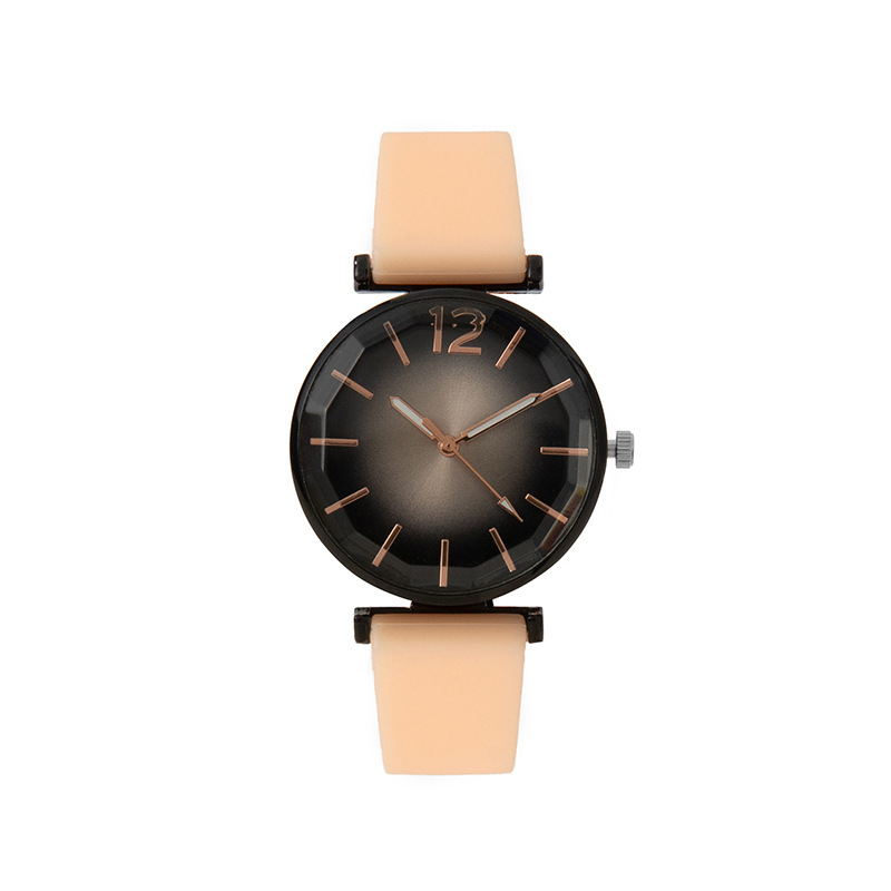 Picture of Foreign trade hot ladies watch fashion simple temperament digital scale women's watch silicone tape quartz watch wholesale