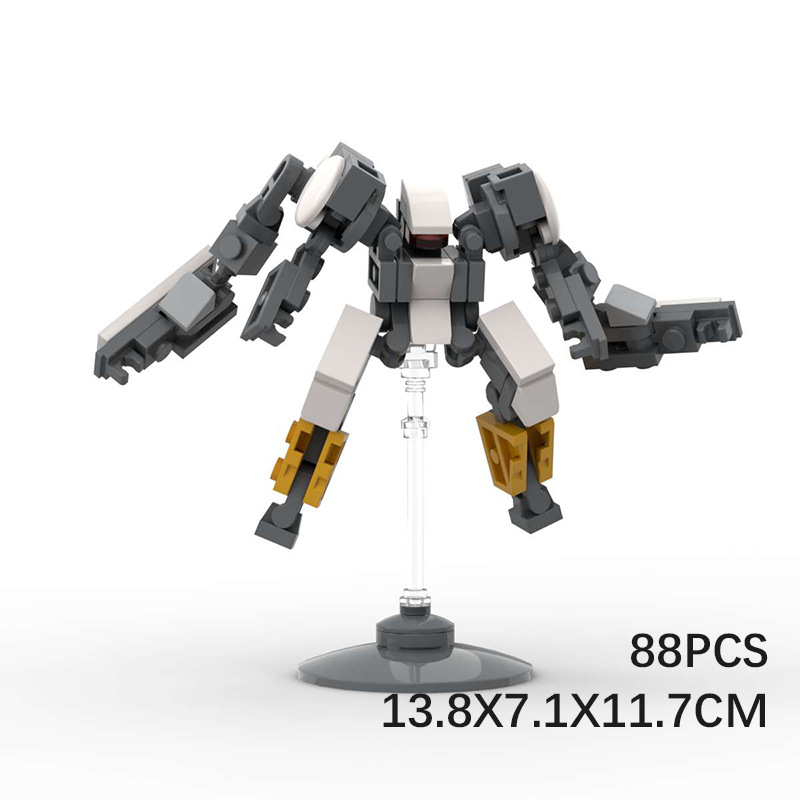 Picture of MOC building blocks compatible with Lego minicomputer assembly exoskeleton robot educational ornaments hand-made DIY building blocks
