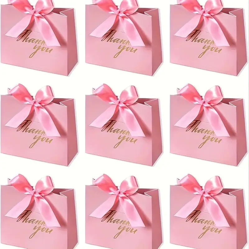 Cross-border color bronzing creative European wedding candy box grain fruit bag gift box thank you gift bag in stock wholesale