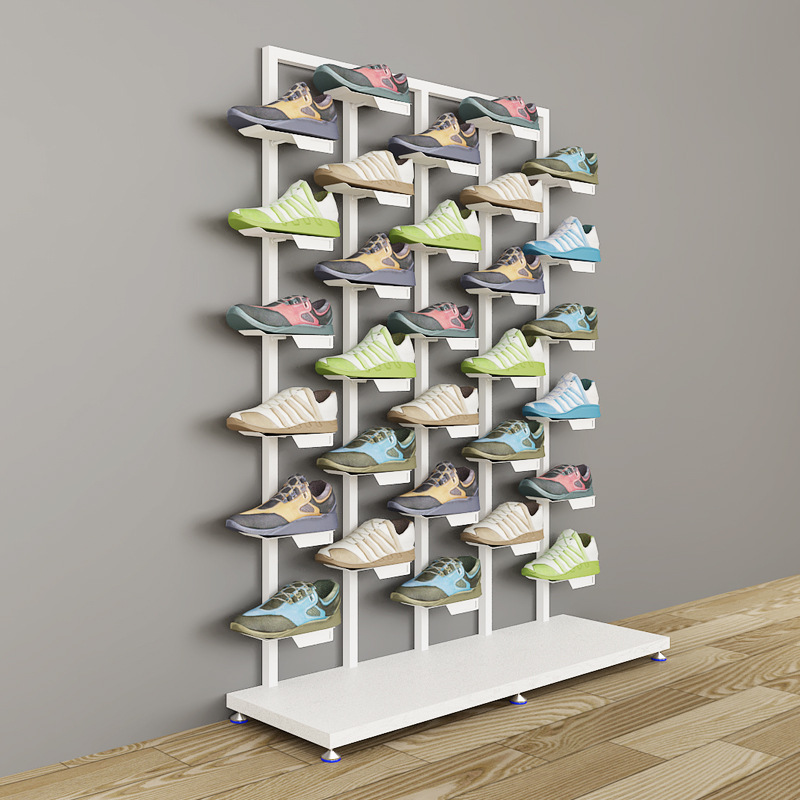 Picture of Five-Pole Medium Size Rack Shoes Rack Clothing Store Display Rack Nakajima Clothing Display Rack Shoes Store Shoes Display Rack Shoes