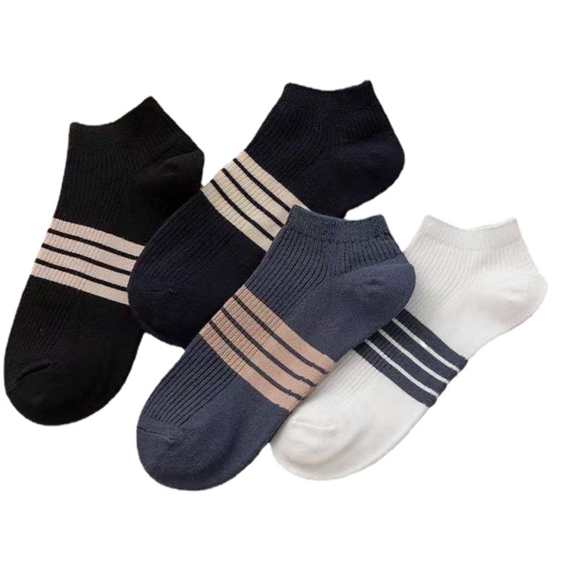 Socks Men's Summer Short Socks Deodorant Sweat Absorbing Men's Short ins Fashionable Summer Low Socks Men's Summer Thin Boat Socks
