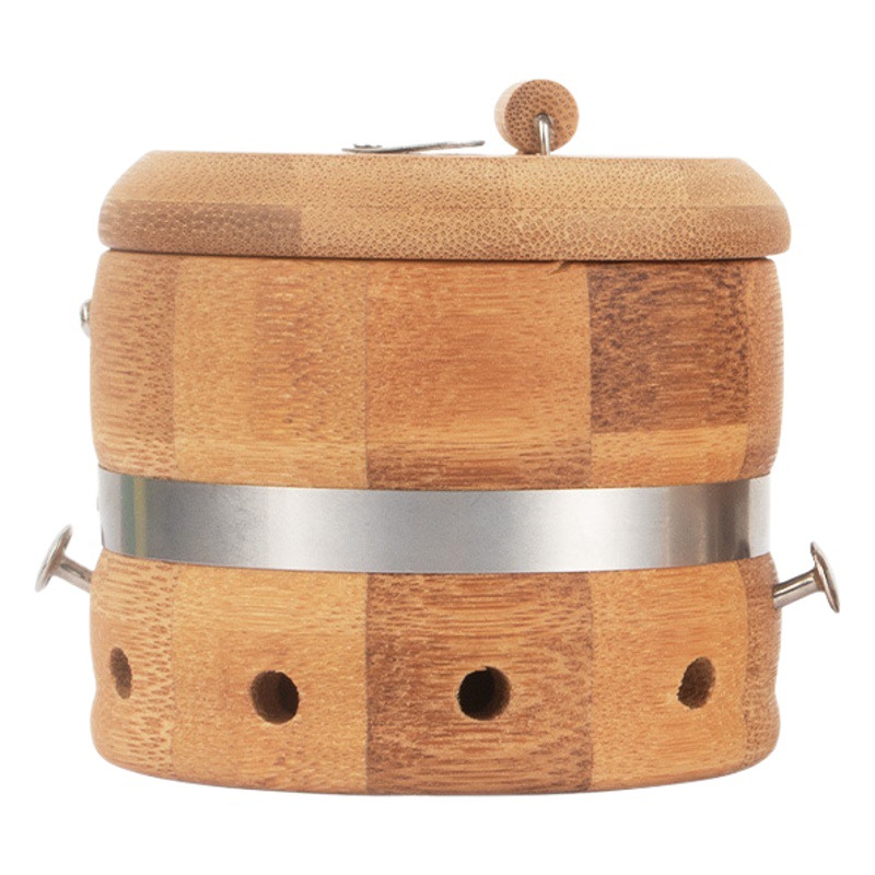 Bamboo Warm Moxibustion Jar, Moxa Column Hanging Moxibustion Tube, Moxibustion Jar, Large Moxibustion Portable Moxibustion Small Wooden Moxibustion Box, Moxibustion Jar