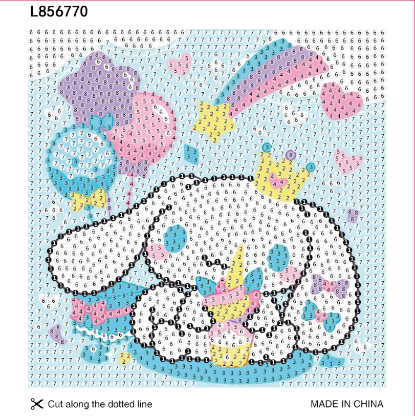 Picture of Creative DIY Kidsren's Diamond Painting Kidsren's Educational Toys Cartoon Diamond Painting Handmade Diamond Painting Can Be Shipped on Behalf of