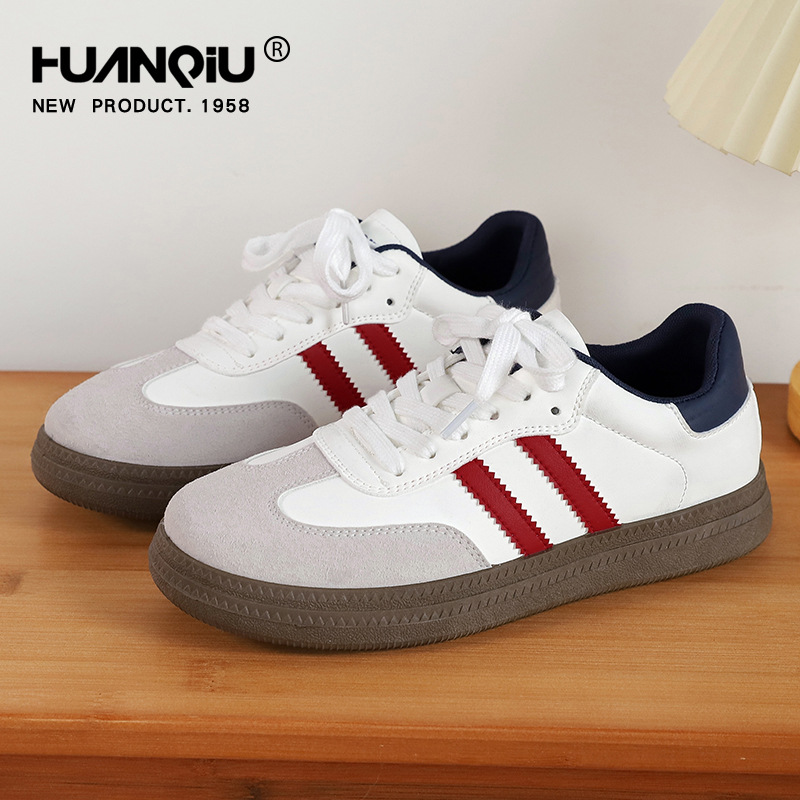 Universal Moral Training Shoes Women's 2025 New Spring and Summer Popular Flat Shoes Casual Sneakers Sports Forrest Gump Shoes Plaid
