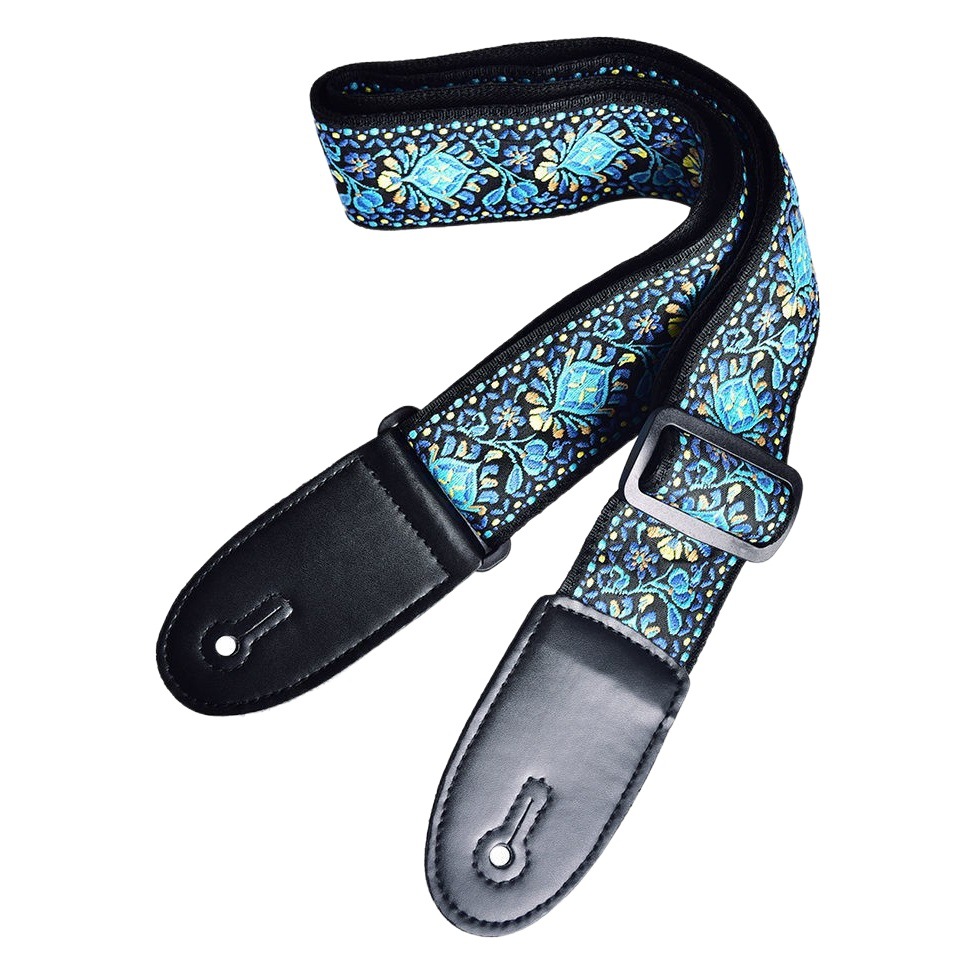 Extended and Thickeneded Guitar Straps, High-End Guitar Embroidered Straps, Musical Instrument Accessories, Amazon Cross-Border