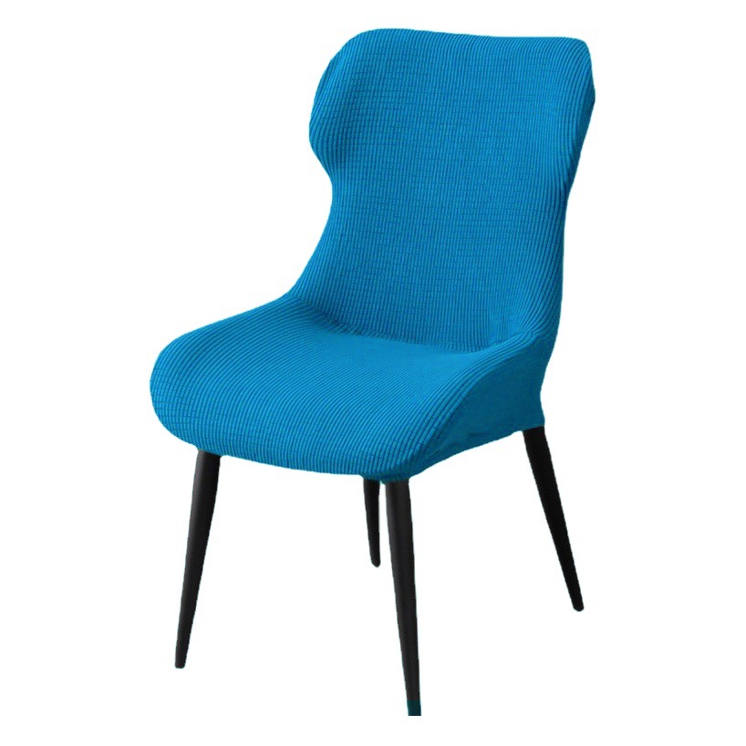Curved Dining Chair Cover Modern Simple Household Elastic All-inclusive Irregular One-piece Chair Cover Universal Stool Cover