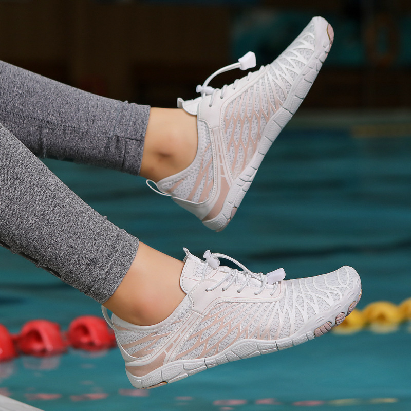 Cross-border plus size Couple Outdoor Fishing Shoes Swimming Shoes Wading Shoes Five-finger Shoes Men's Beach Shoes Breathable
