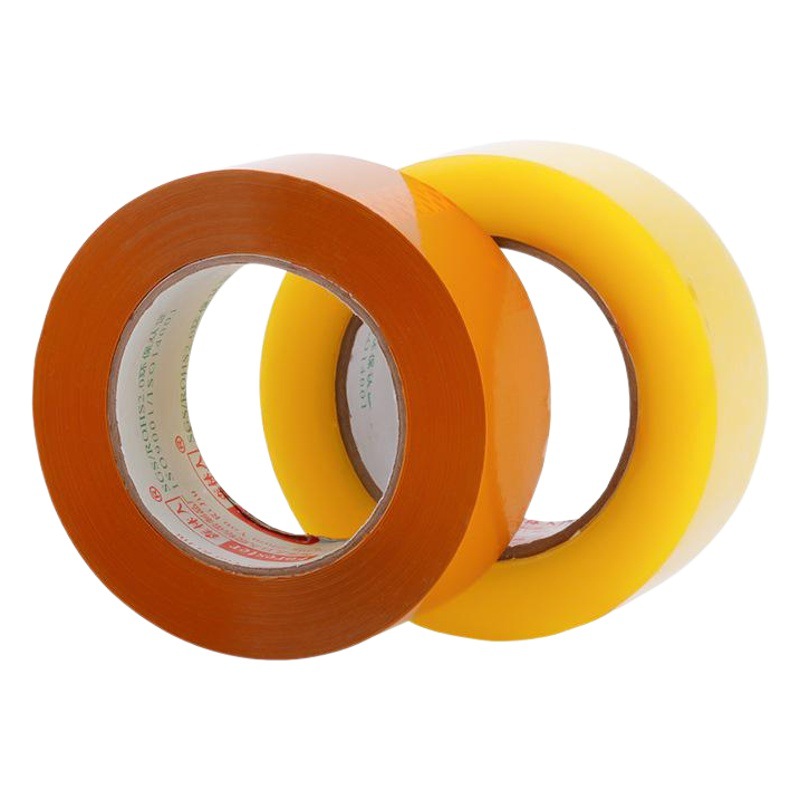 Transparent tape 4.5cm wide 3.5 thick sealing tape transparent tape paper sealing tape yellow tape printing manufacturer