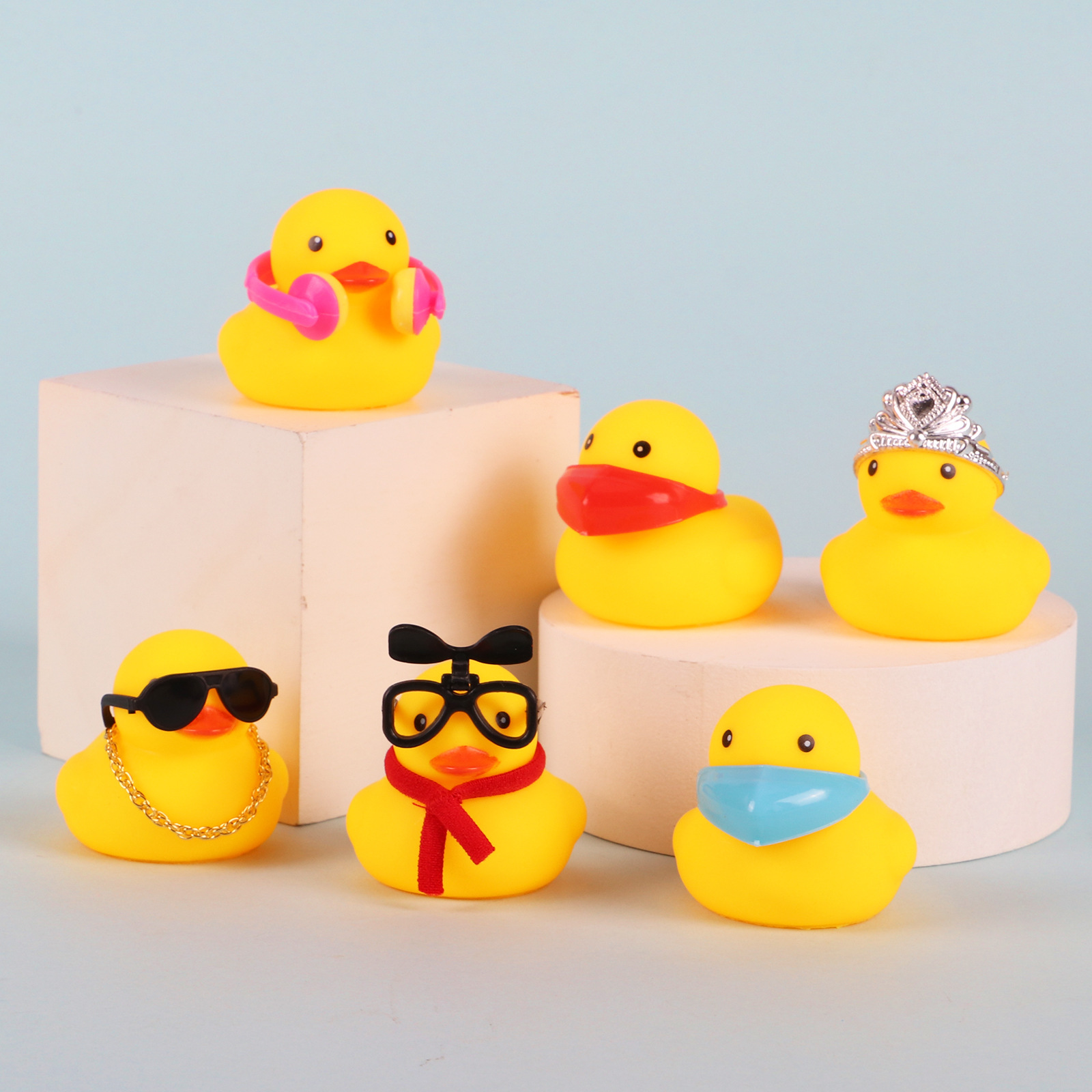 Picture of Christmas Little Duck Advent Calendar Box Countdown Blind Box Cross Border Amazon Rubber Duck Toy suit