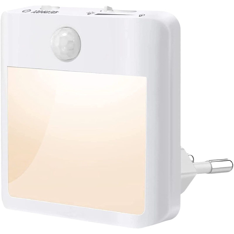 Plug Amazon Human Body Sensor Light Dimmable Intelligent Human Body Infrared Induction Night Light