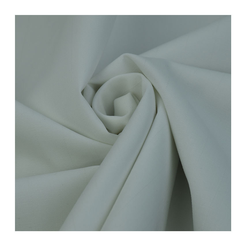C/T polyester cotton twill plus anti-static silk anti-static shirt ct twill 30 white shirt fabric
