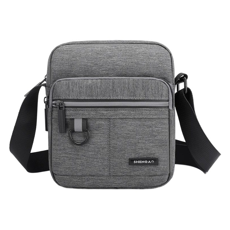 Men's Bag Oxford Cloth Shoulder Crossbody Bag Casual Canvas Bag Men's Bag Backpack Small Bag Mobile Phone Bag 2024 New Style
