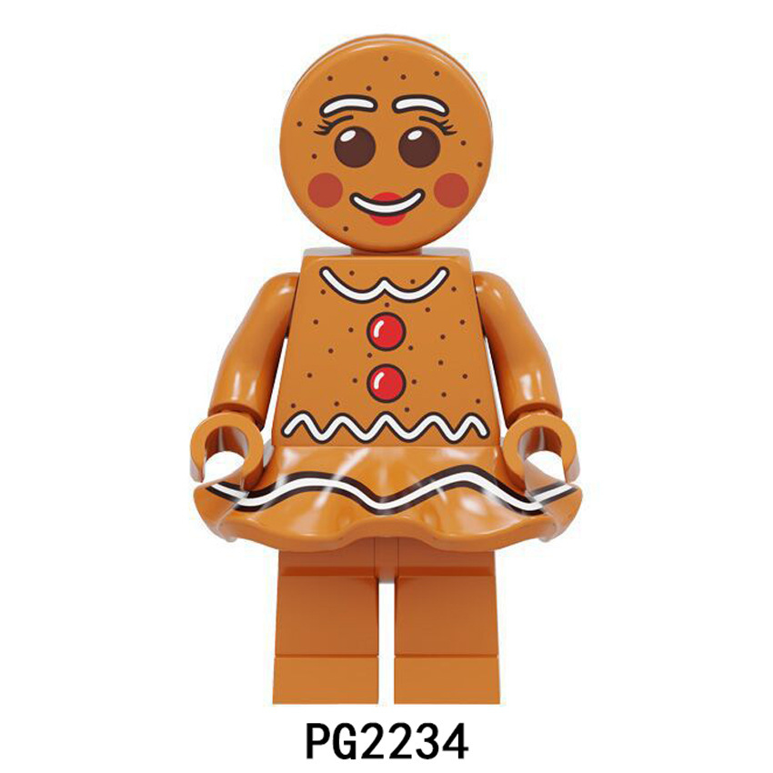 Picture of Cartoon Cartoon animal Princess pumping music plastic assembled building blocks little doll toy mixed batch foreign trade exclusive