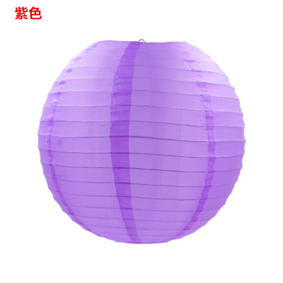 Picture of Color Cloth Outdoor Cloth Lantern Waterproof Round Lantern Silk Cloth Folding Cloth Lantern Wedding Festival Mid-Autumn Decoration