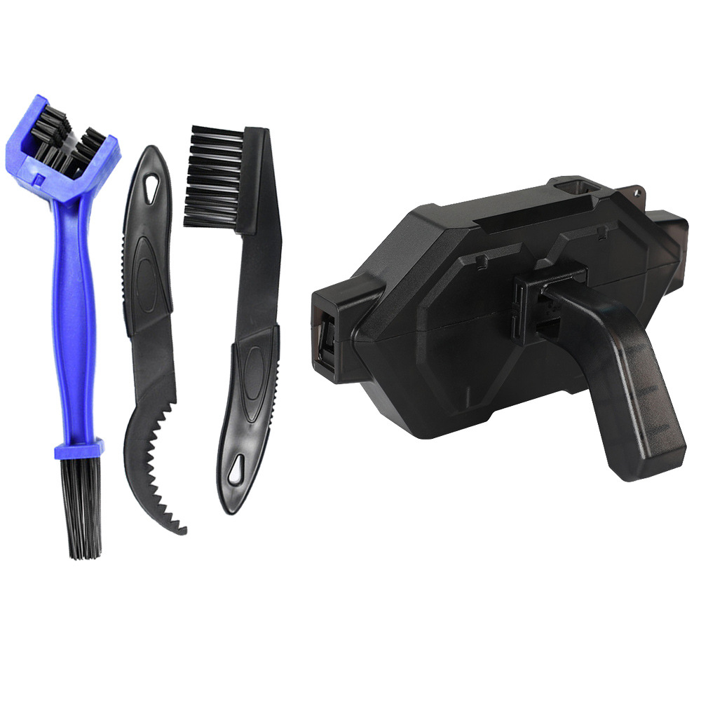 Picture of Bicycle Chain Washer Cleaner Set Chain Box Mountain Bike Accessories Maintenance Tool Cleaning Large Brush