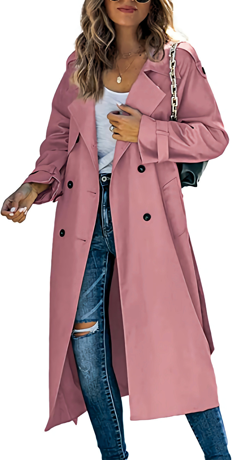 Picture of in stock! Amazon Independent Station Cross-border European and American Women's Winter and Autumn Coat Coat Foreign Trade 2023 Coat