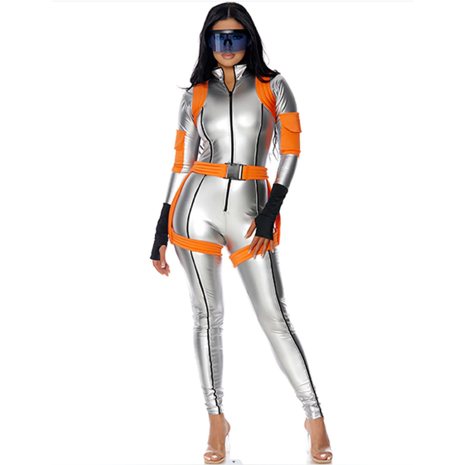 Picture of M-XL conjoined female spacesuit Halloween costume