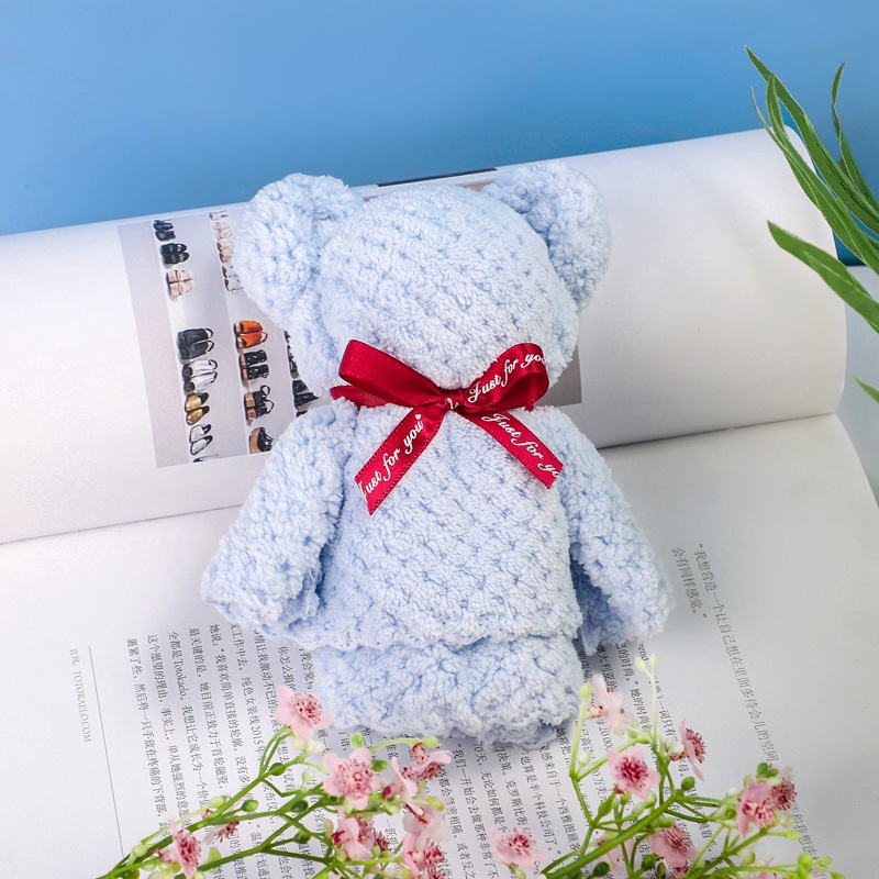 Picture of Bear Towel Hand Gift Wedding Gift Birthday Return Gift Wedding Shop Christmas Gift Opening Gift Bear Towel