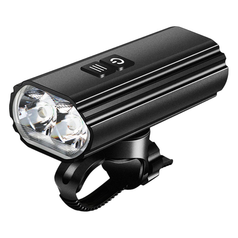 Bicycle lights mountain bike headlights night riding strong light Type-c USB charging rainproof Riding Lights 1800 lumens