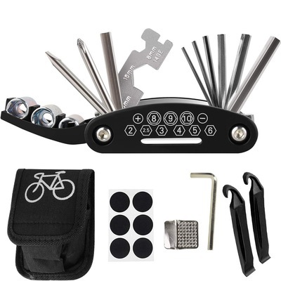 Picture of Bicycle Repair Tool Repair Combination Tire Repair Tool Multifunctional Folding Repair Tool Wrench Set