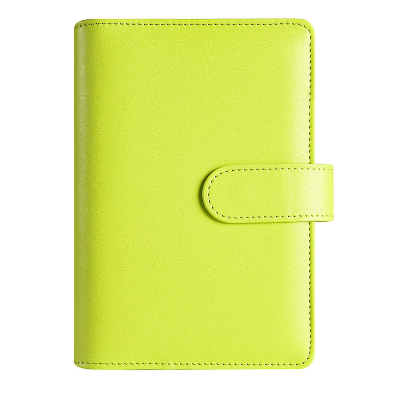 Picture of A6 Binder Cross-Border Creative Notebook Wholesale Zipper Bag Macaron Pu Leather Cash Budget Notebook