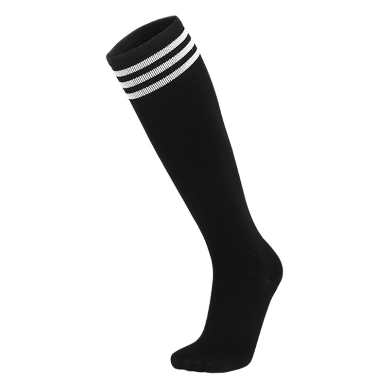 Cross-Border Three-Stripe Over-The-Knee Socks Football Socks High-Top Thin Children's Adult Sports Socks Professional Training Stockings