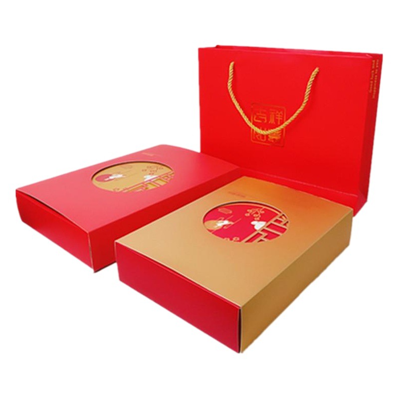 2026 New Mooncake Packaging Box, 6 Pieces of 80g Mooncake Gift Box, Creative Egg Yolk Pastry Packaging Box, Pastry Box in Stock