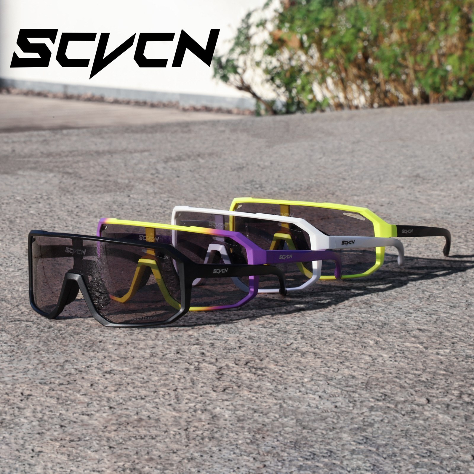 Picture of 2023 new riding color changing glasses mountain road bike riding goggles outdoor professional sports sunglasses
