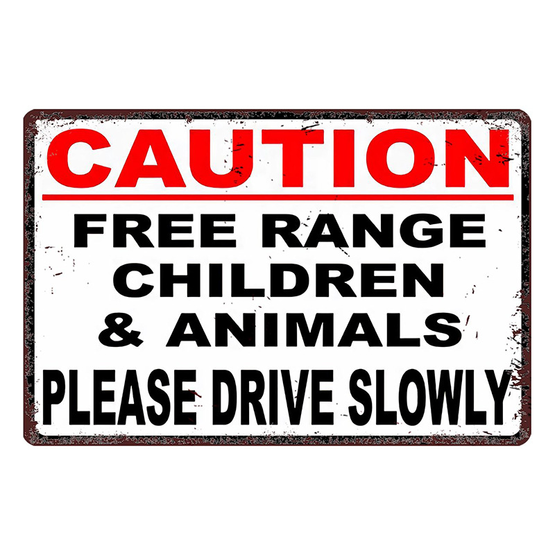 Picture of Cross-Border Hot-Selling Retro Warning Signs No Smoking American Iron Paintings Art Home Posters Decorative Paintings