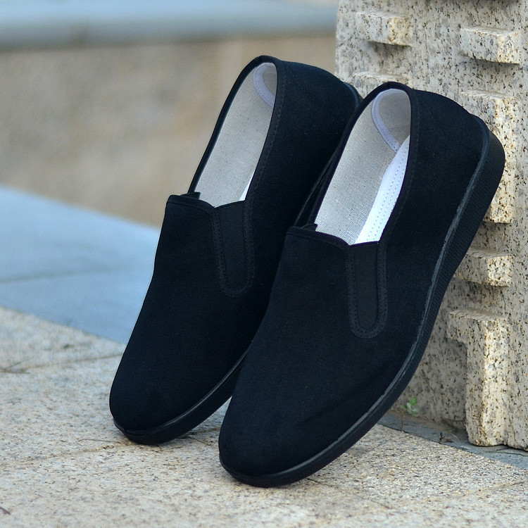 Jingye Red Spring Old Beijing Cloth Shoes Men's Casual Shoes Soft Sole Non-Slip Men's Slip-On Shoes