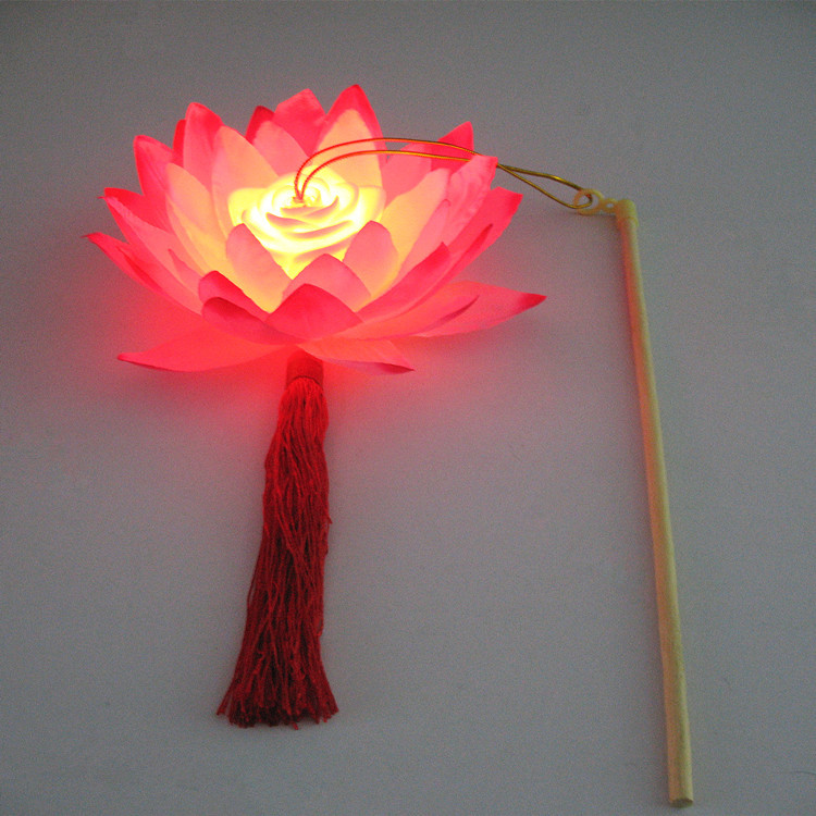 Picture of LED portable lotus lamp children's toy lantern festival dance photo photo props lamp factory direct supply