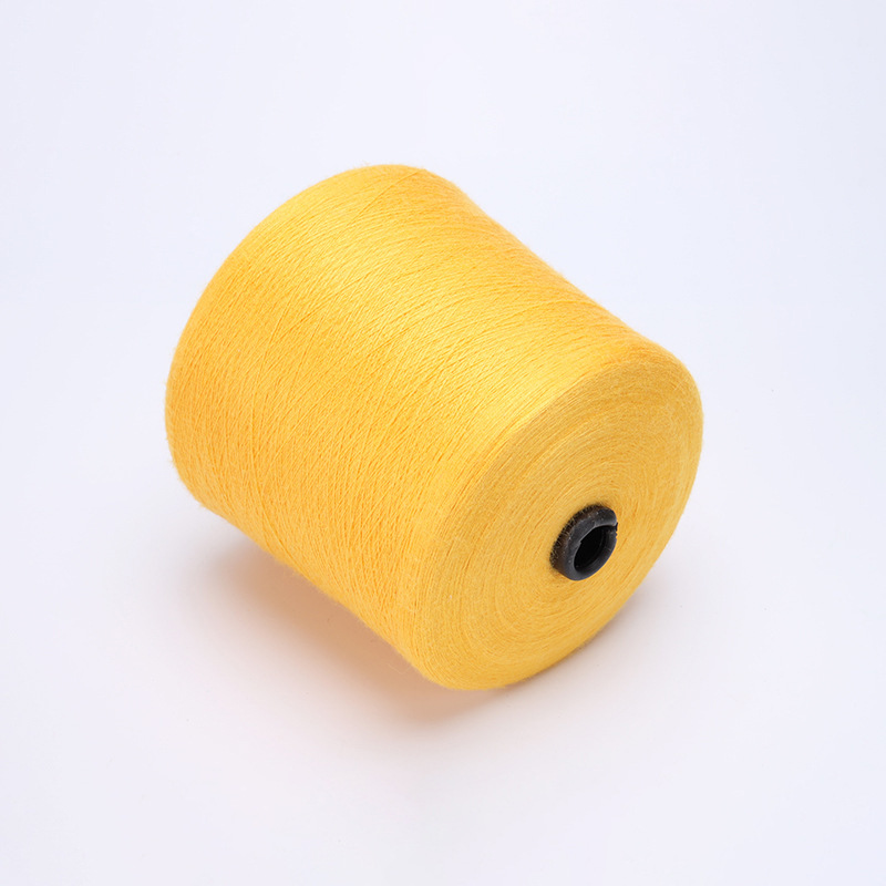 Picture of Low Ratio Spun Silk Wool Yarn Blended 5 Wool 5 Spun Silk 20 Nylon 20 Viscose 50PTT Mulberry Silk Blended Yarn