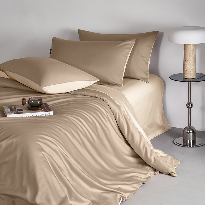 Picture of 120 cotton four-piece set 100 cotton quilt cover sheets high sense Xinjiang long staple cotton bedding