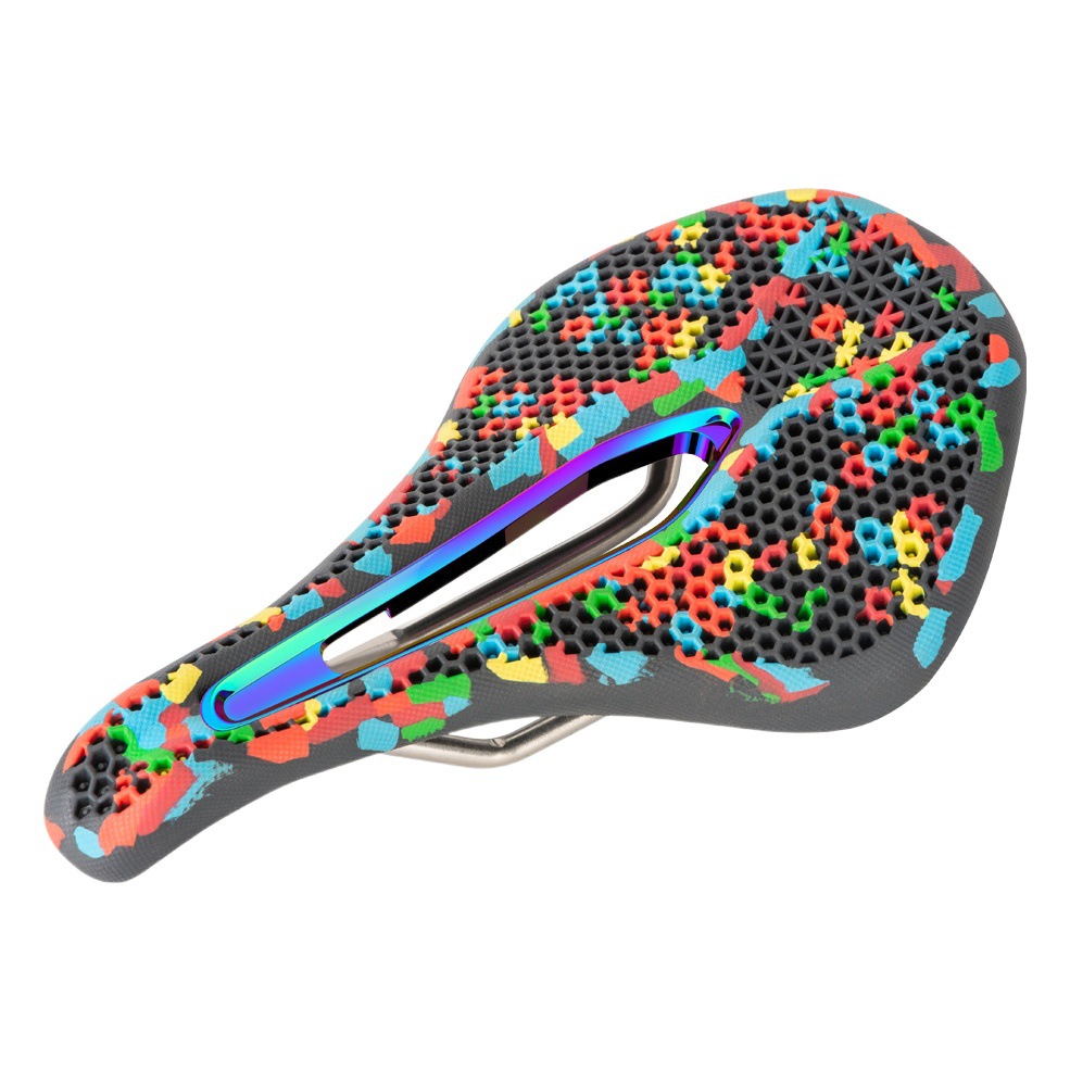 PROMEND bicycle cushion honeycomb rubber camouflage hollow saddle mountain bike cushion damping bicycle accessories