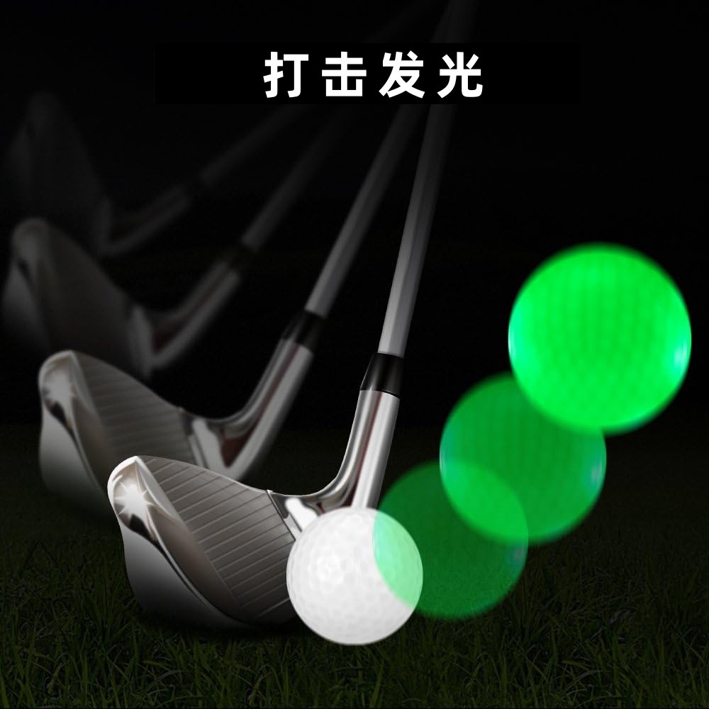 Picture of Caiton Golf Luminous Ball Led Three-Layer Flash Ball Source Factory Night Club Golf Luminous Ball