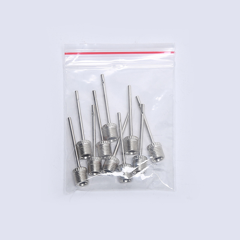 Picture of Inflatable Needle for Football, Basketball, and Other Balls, Stainless Steel Air Needle, One-Piece Molded Side Hole Needle, Valve Needle, Durable Volleyball Needle