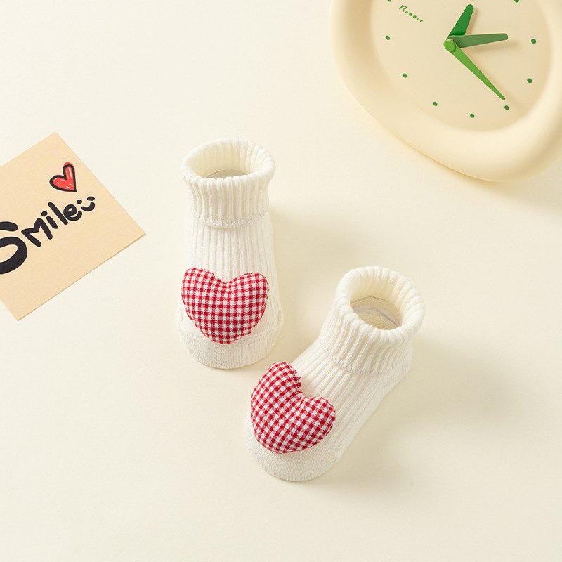 Picture of Newborn baby socks class a cotton spring and autumn non-slip boys and girls baby cartoon doll tube floor socks wholesale 1