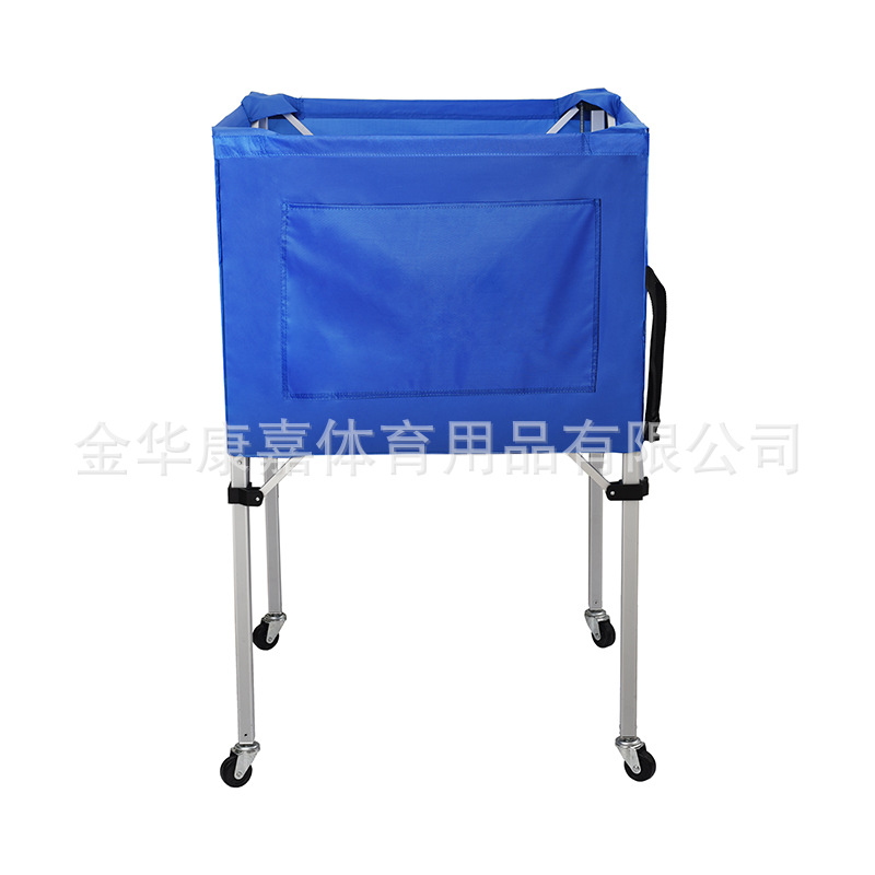 Picture of Cloth Cover Ball Cart Basketball Cart Removable Foldableing Ball Set Frame Kindergarten Volleyball Football Storage Basket