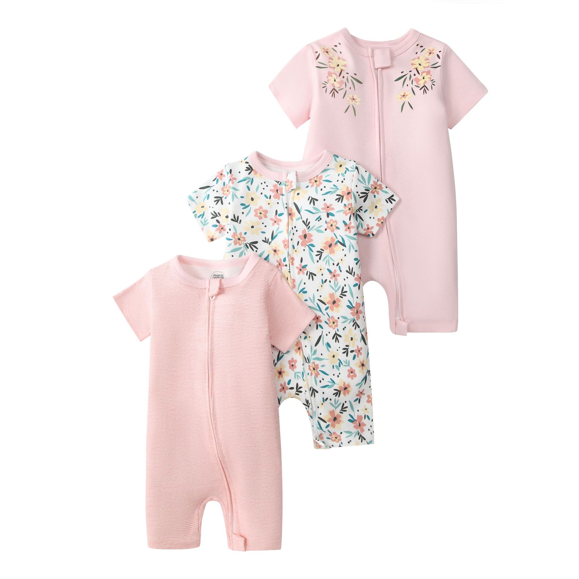 Picture of Foreign trade children's clothing summer baby jumpsuit short sleeve double zipper climbing clothing newborn baby gift box for cross-border