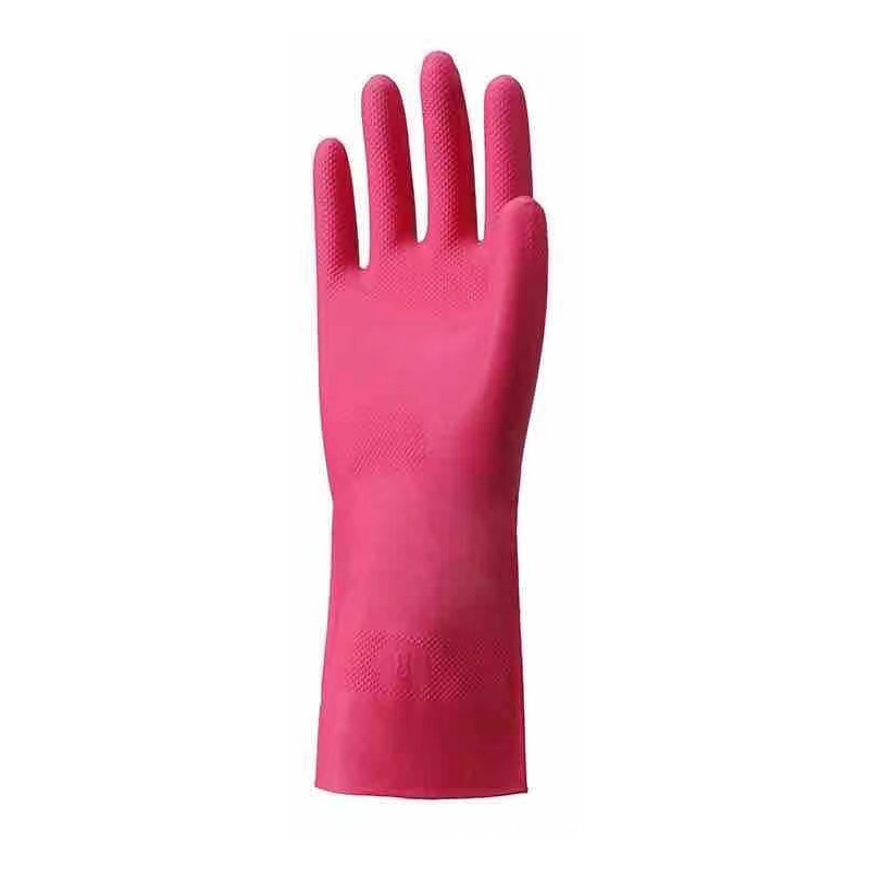 Picture of Dongtao 6300 Cleaning Household Dishwashing Kitchen Durable Housework Laundry Clothes Cooking Women's Synthetic Rubber Nitrile Gloves