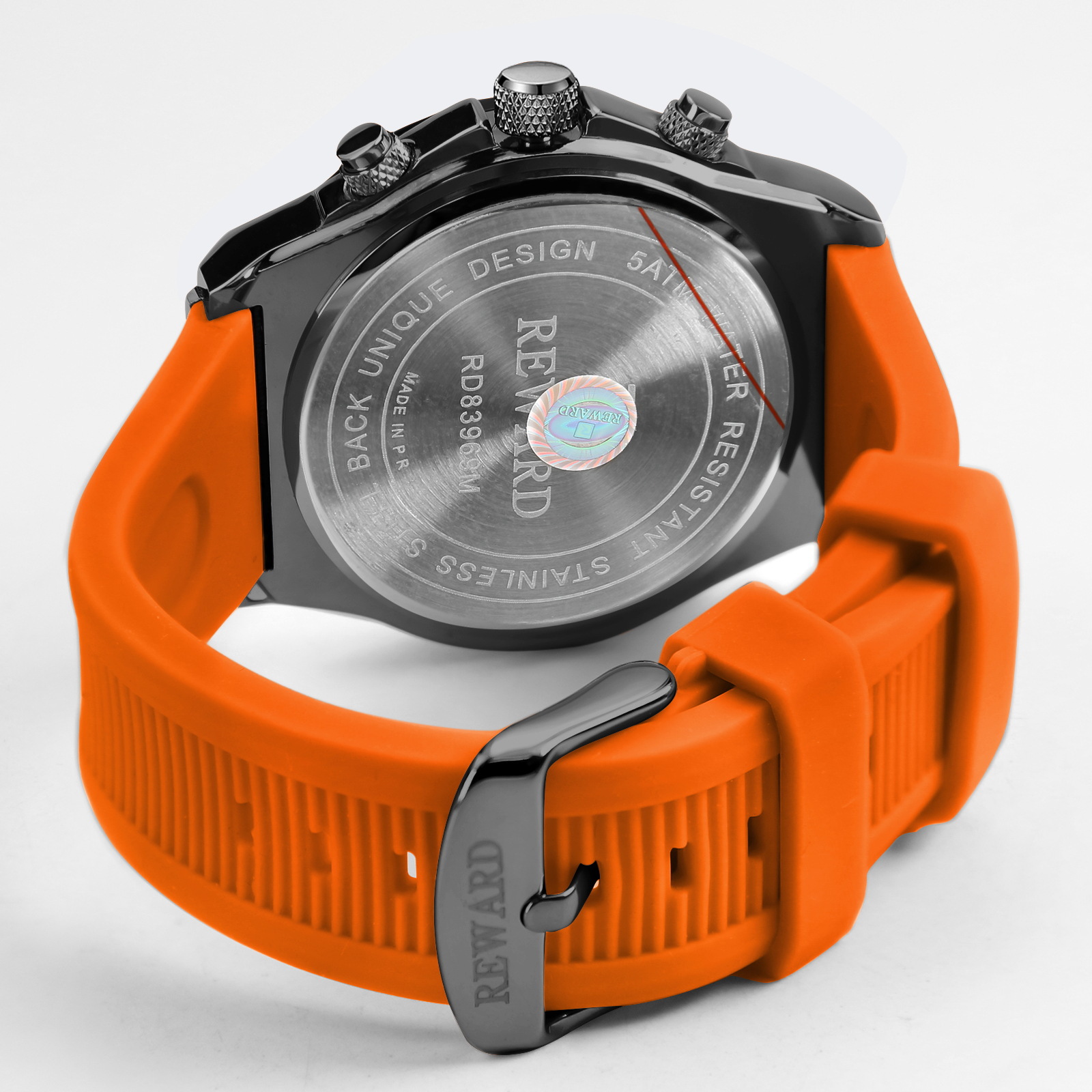 Picture of Reward skin-friendly silicone tape multi-functional men's sports watch cross-border supply multi-functional fashion men's watch pin