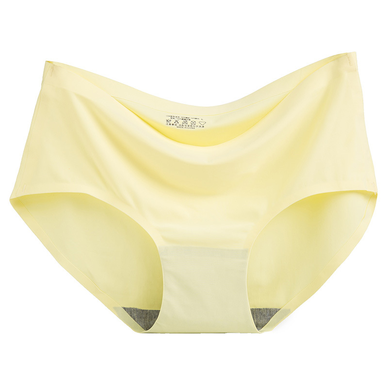Picture of Women's Ice Silk Underwear Seamless Underwear One-Piece Underwear Breathable Mid-Waist Sexy Women's Underwear Briefs 810