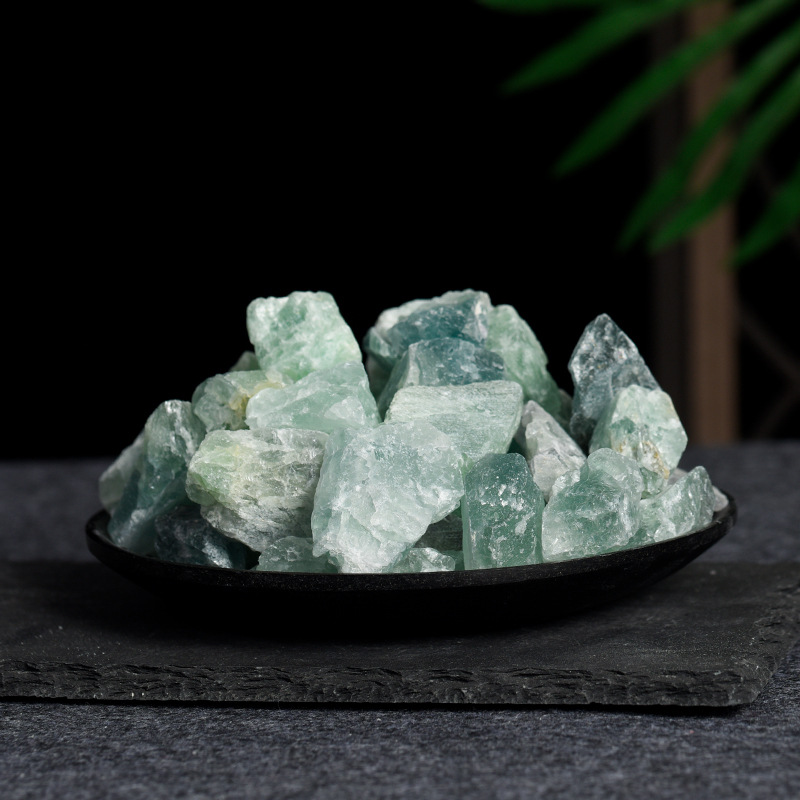 Picture of Spot wholesale Crystal raw stone aromatherapy stone scented stone natural powder Crystal Green fluorite amethyst Citrine Crystal Stone